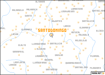 map of Santo Domingo