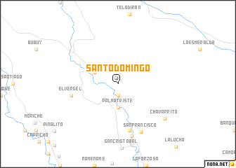 map of Santo Domingo