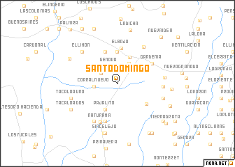 map of Santo Domingo