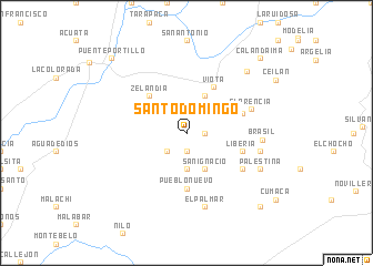 map of Santo Domingo