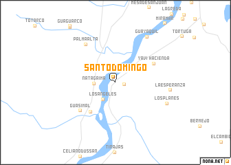 map of Santo Domingo