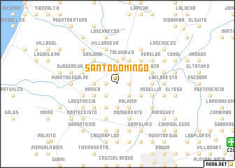 map of Santo Domingo