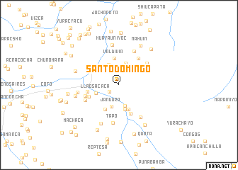 map of Santo Domingo