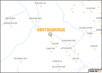 map of Santo Domingo