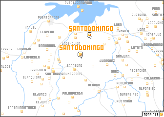 map of Santo Domingo