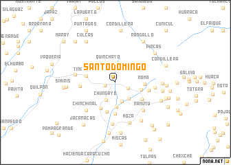 map of Santo Domingo