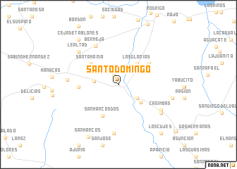 map of Santo Domingo