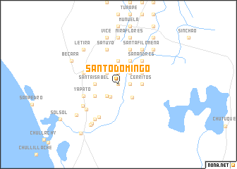 map of Santo Domingo