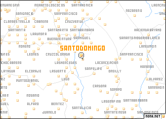 map of Santo Domingo