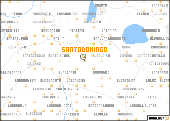 map of Santo Domingo