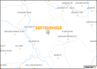 map of Santo Domingo