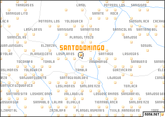 map of Santo Domingo