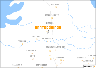 map of Santo Domingo