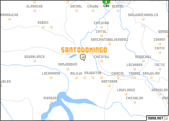 map of Santo Domingo