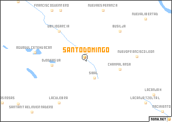 map of Santo Domingo