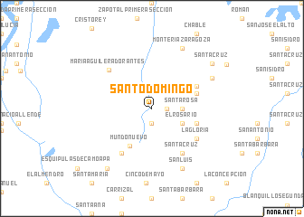 map of Santo Domingo