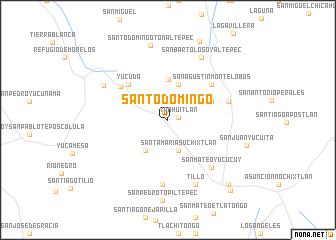 map of Santo Domingo