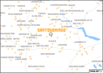 map of Santo Domingo