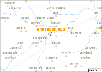 map of Santo Domingo