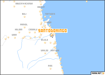 map of Santo Domingo