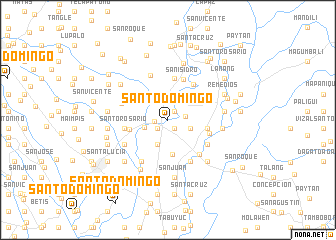 map of Santo Domingo