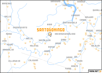 map of Santo Domingo