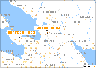 map of Santo Domingo