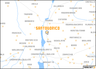 map of SantʼOdorico