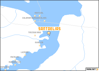 map of Santo Elias