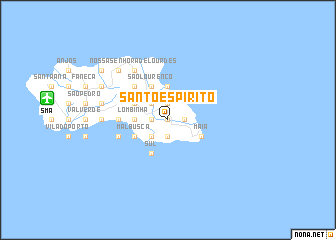 map of Santo Espírito