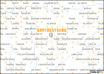 map of Santo Estêvão