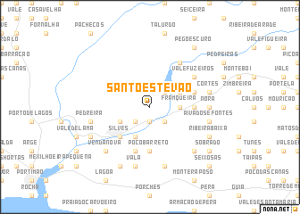 map of Santo Estêvão