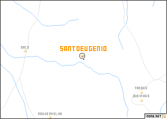 map of Santo Eugênio