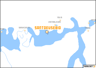 map of Santo Eusébio