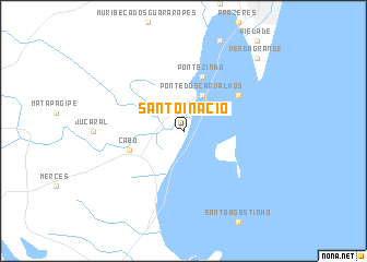 map of Santo Inácio