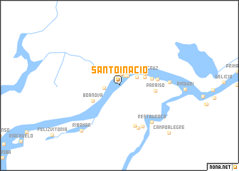 map of Santo Inácio
