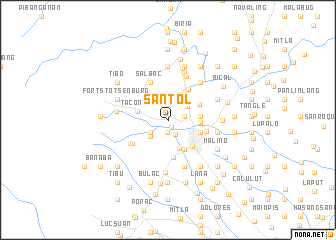 map of Santol