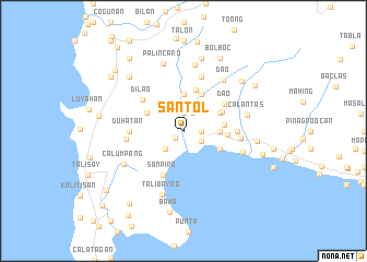 map of Santol