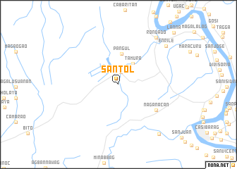 map of Santol