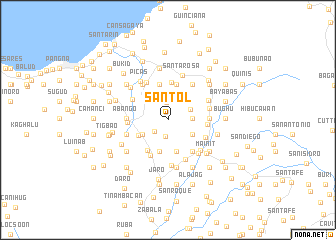 map of Santol