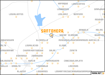 map of Santomera