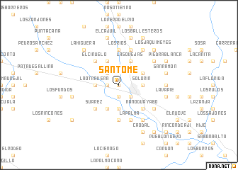 map of Santomé