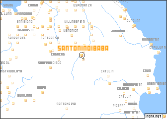 map of Santo Niño Ibaba