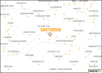 map of Santo Niño