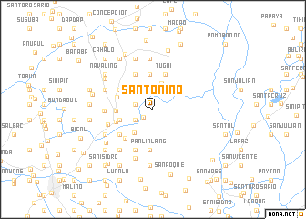 map of Santo Niño