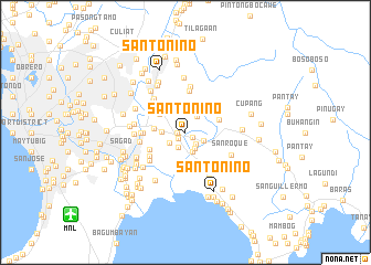 map of Santo Niño