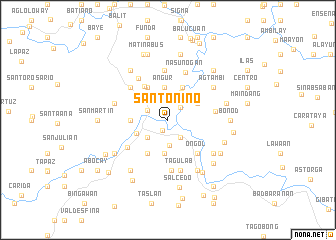 map of Santo Niño