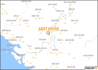 map of Santo Niño