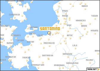 map of Santo Niño