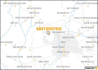 map of SantʼOnofrio